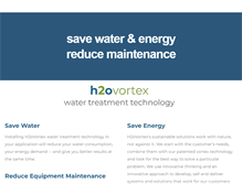 Tablet Screenshot of h2ovortex.com